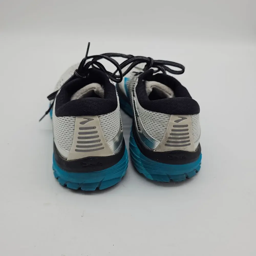 Brooks Adrenaline GTS 18 Womens 10 Running Shoe‎ White/Teal Black Trainer